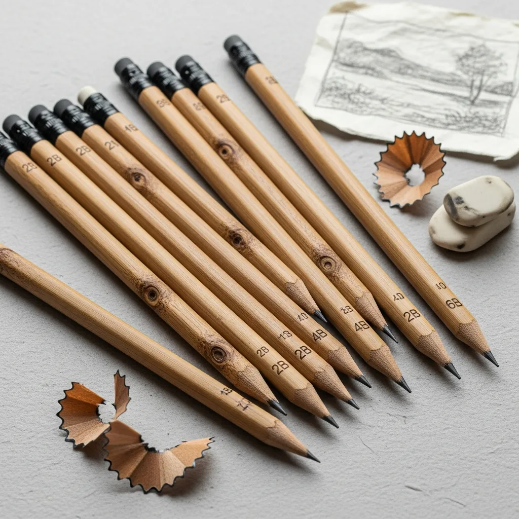 Bamboe tekenpotloden