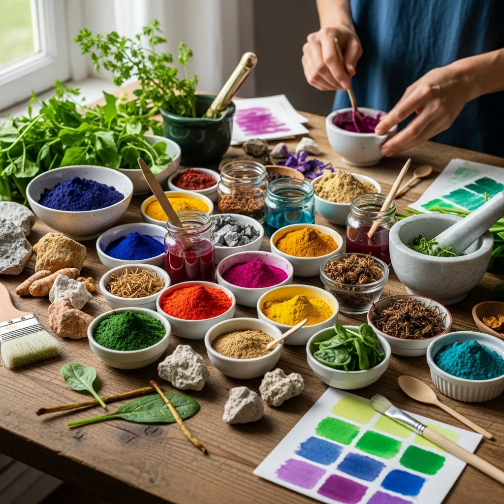 Natuurlijke verven maken